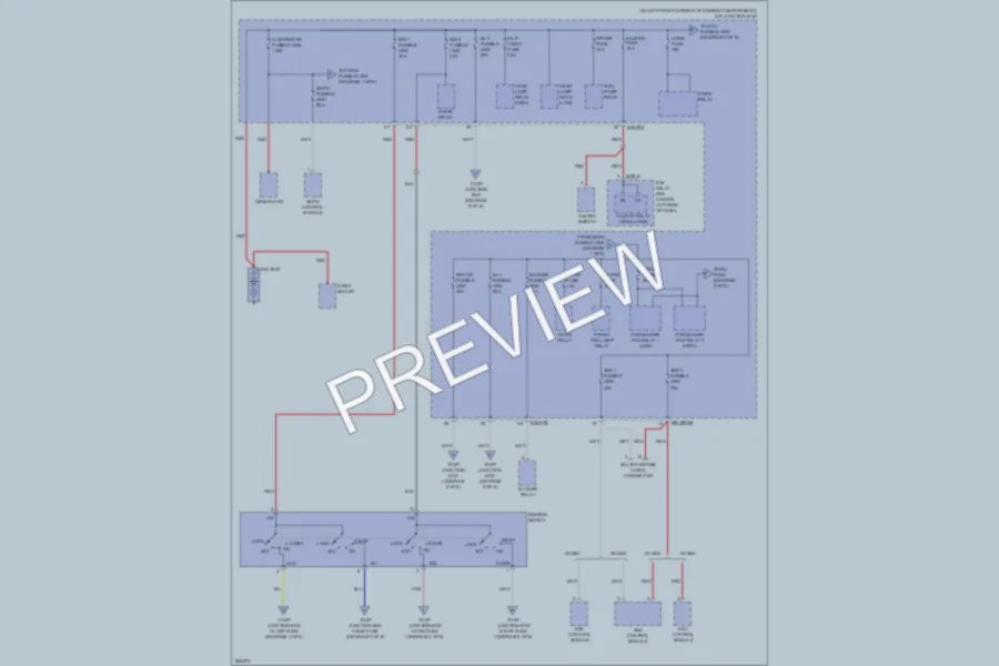 2007 Hyundai Elantra Power Distribution wiring diagram preview