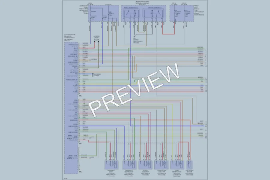 2007 Hyundai Entourage Air Conditioning wiring diagram preview