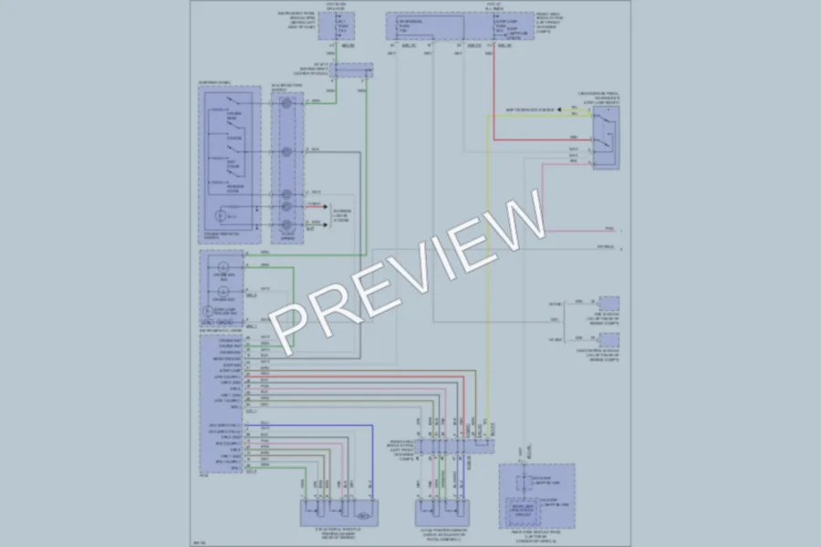 2007 Hyundai Entourage Cruise Control wiring diagram preview