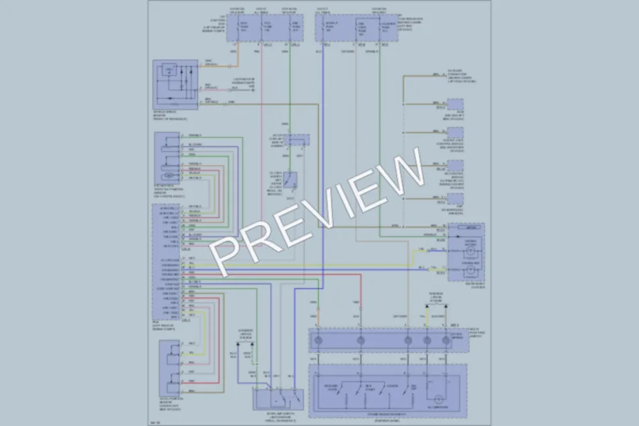 2007 Hyundai SantaFe Cruise Control wiring diagram preview