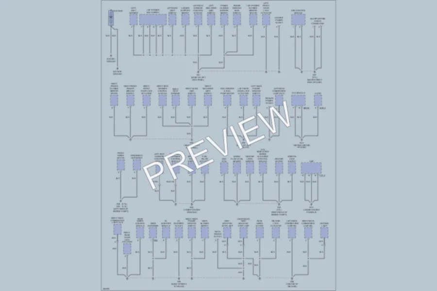 2007 Hyundai SantaFe Ground Distribution wiring diagram preview