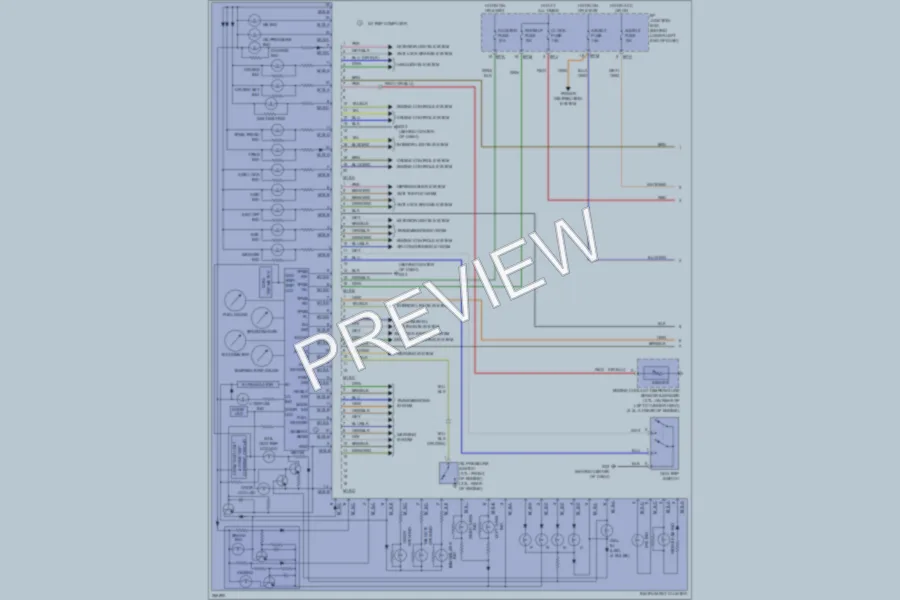 2007 Hyundai SantaFe Instrument Cluster wiring diagram preview