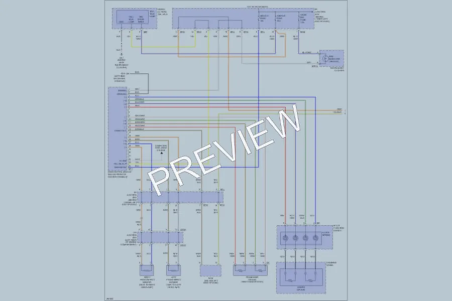 2007 Hyundai SantaFe Supplemental Restraints wiring diagram preview