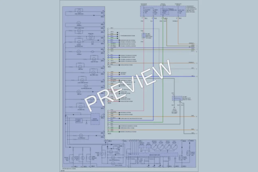 2007 Hyundai Sonata Instrument Cluster wiring diagram preview