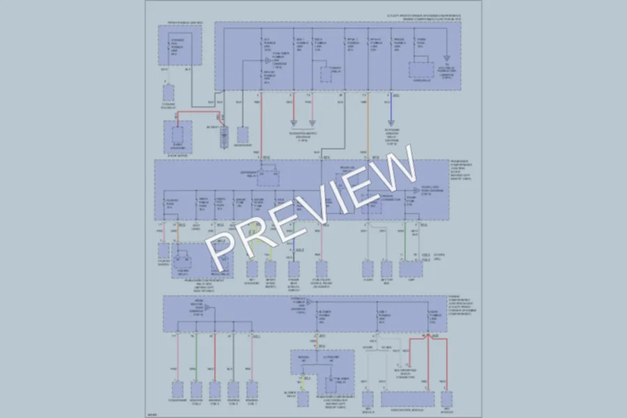2007 Hyundai Sonata Power Distribution wiring diagram preview