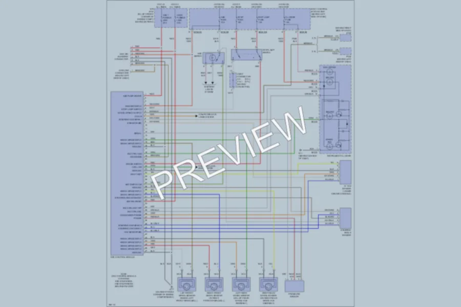 2007 Hyundai Tiburon Anti Lock Brakes wiring diagram preview