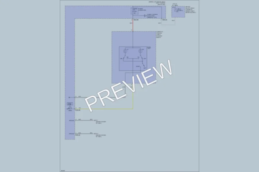 2007 Hyundai Tiburon Interior Lights wiring diagram preview