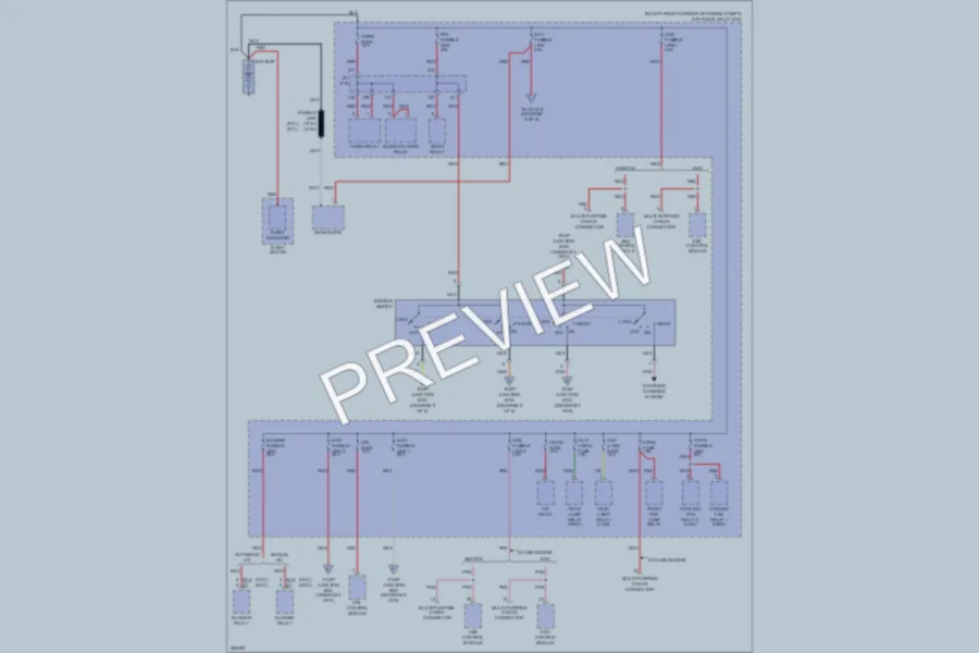 2007 Hyundai Tucson Power Distribution wiring diagram preview