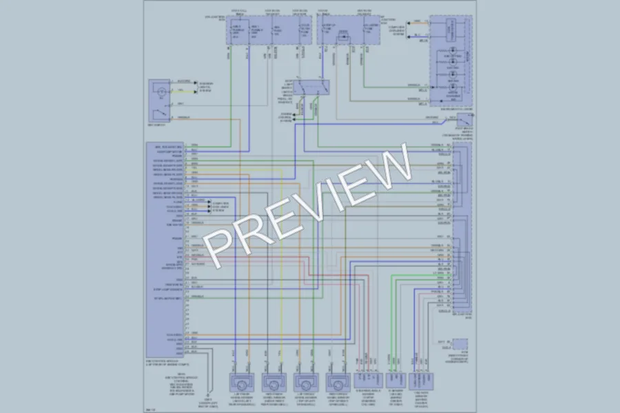 2007 Hyundai Veracruz Anti Lock Brakes wiring diagram preview