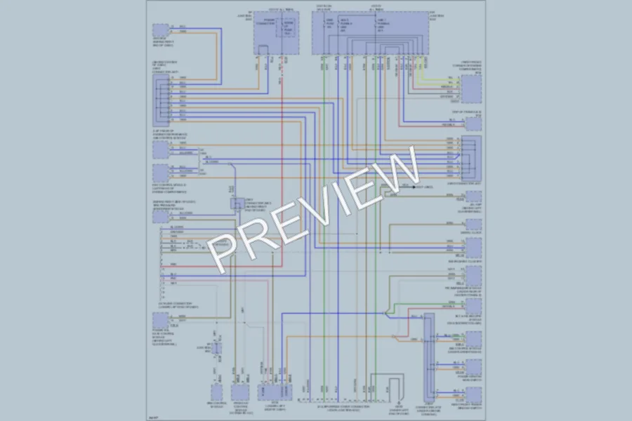 2007 Hyundai Veracruz Computer Data Lines wiring diagram preview