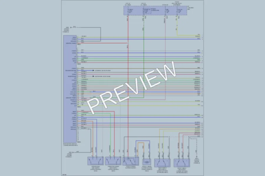 2007 Hyundai Veracruz Memory Systems wiring diagram preview
