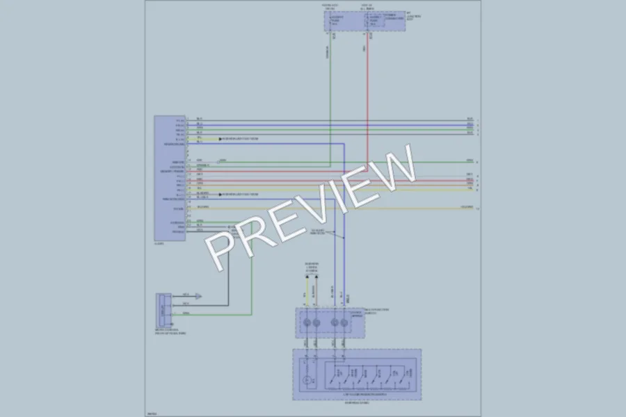 2007 Hyundai Veracruz Radio wiring diagram preview