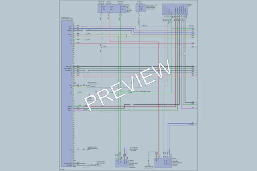 2007 Infiniti FX35 Navigation wiring diagram preview