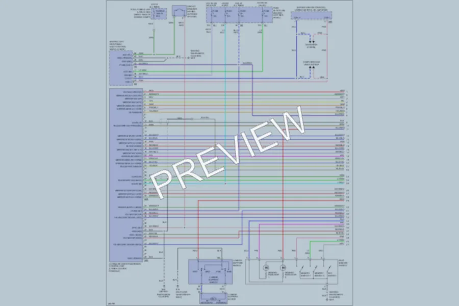 2007 Infiniti FX45 Memory Systems wiring diagram preview