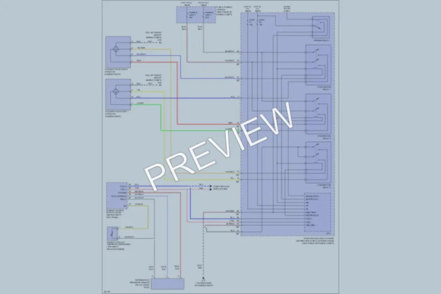 2007 Infiniti G35 Cooling Fan wiring diagram preview