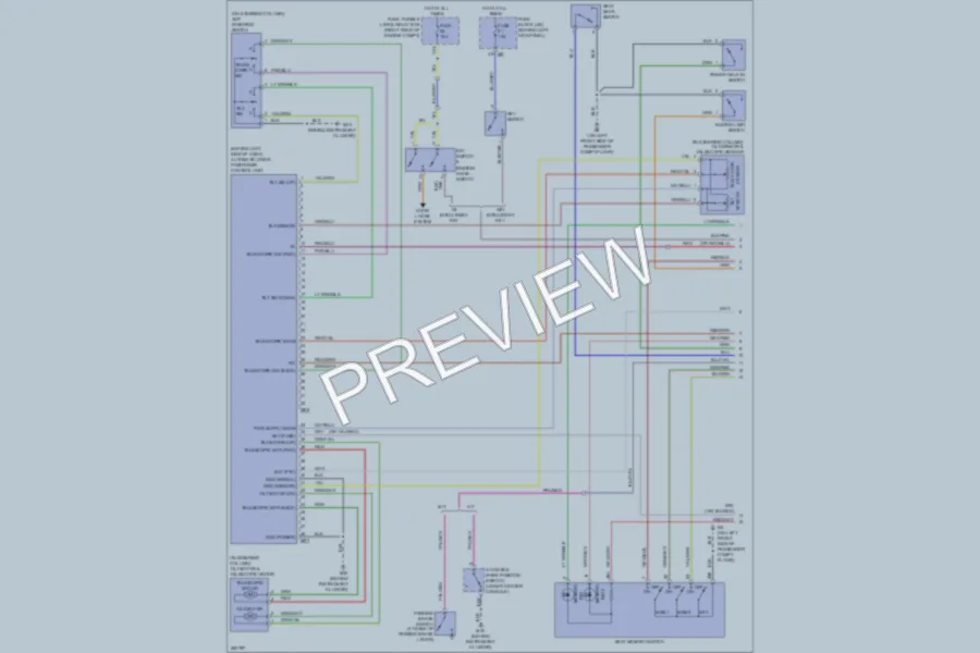 2007 Infiniti G35 Memory Systems wiring diagram preview
