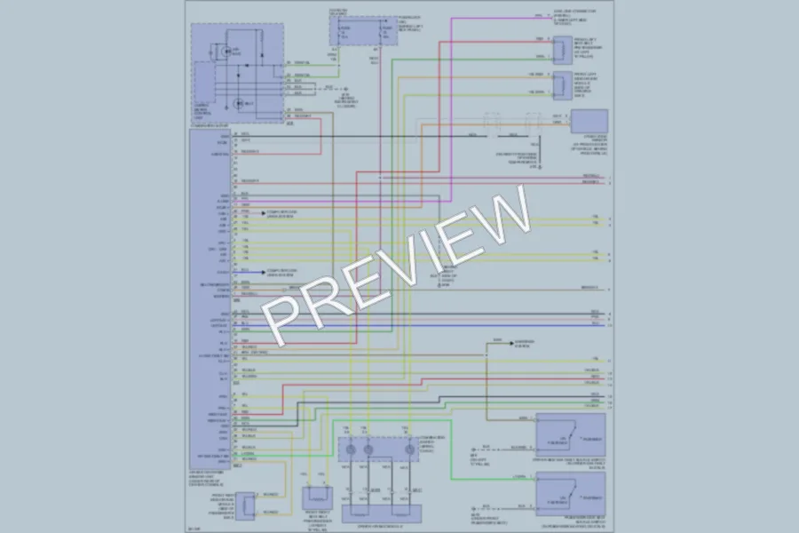2007 Infiniti G35x Supplemental Restraints wiring diagram preview