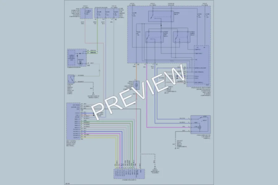 2007 Infiniti G35x Wiper Washer wiring diagram preview