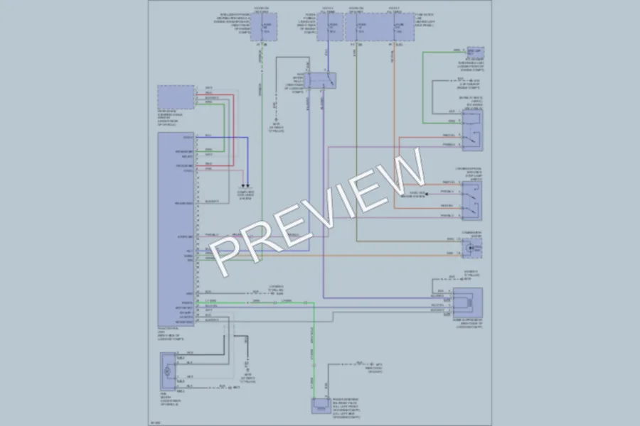 2007 Infiniti M35x Electronic Power Steering wiring diagram preview