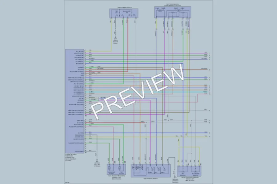 2007 Infiniti M35x Memory Systems wiring diagram preview