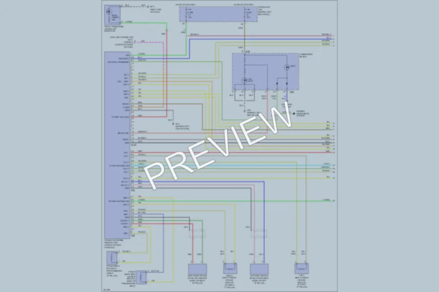 2007 Infiniti M35x Supplemental Restraints wiring diagram preview