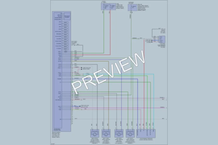 2007 Infiniti M45 Anti Lock Brakes wiring diagram preview