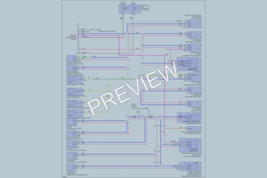 2007 Infiniti M45 Computer Data Lines wiring diagram preview