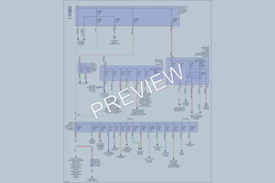 2007 Infiniti M45 Power Distribution wiring diagram preview