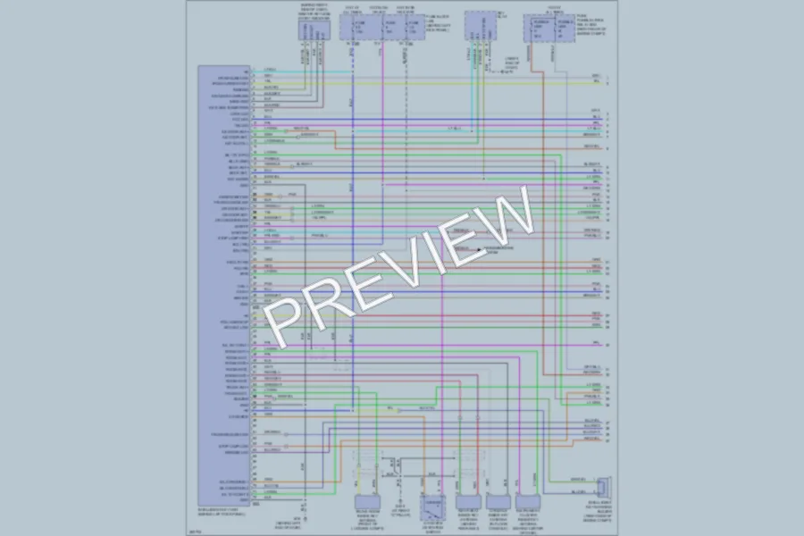2007 Infiniti M45 Power Door Locks wiring diagram preview