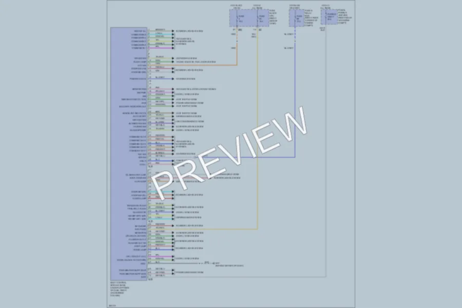 2007 Infiniti QX56 Body Control Modules wiring diagram preview
