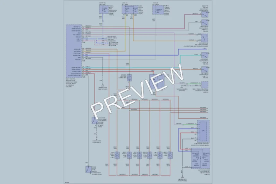 2007 Infiniti QX56 Interior Lights wiring diagram preview