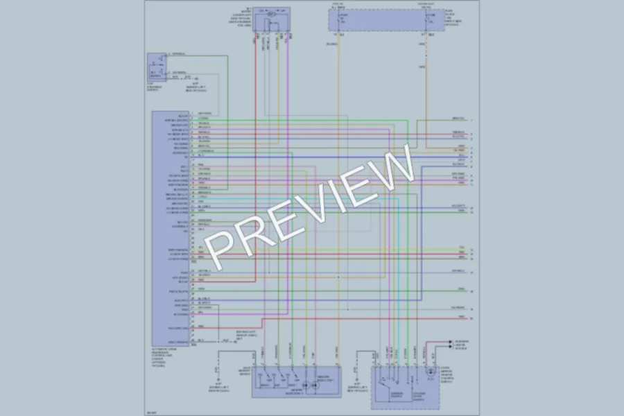 2007 Infiniti QX56 Memory Systems wiring diagram preview