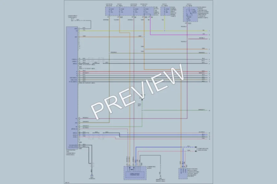 2007 Infiniti QX56 Navigation wiring diagram preview