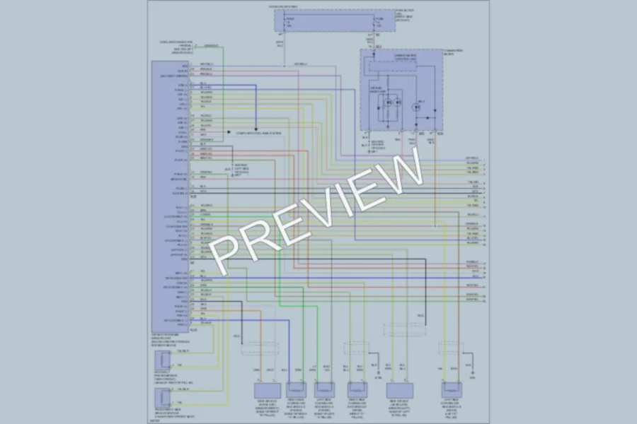 2007 Infiniti QX56 Supplemental Restraints wiring diagram preview