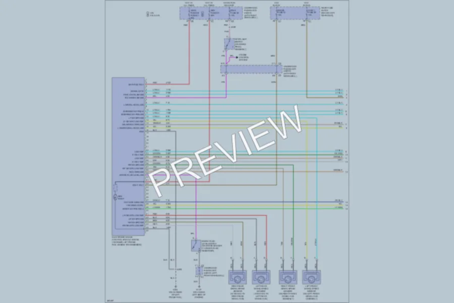 2007 Isuzu Ascender Anti Lock Brakes wiring diagram preview