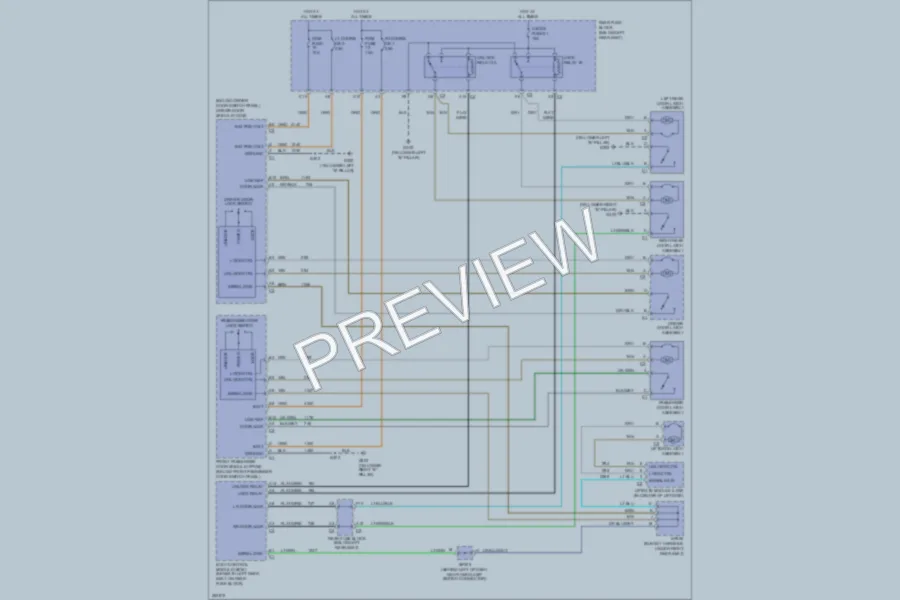 2007 Isuzu Ascender Power Door Locks wiring diagram preview