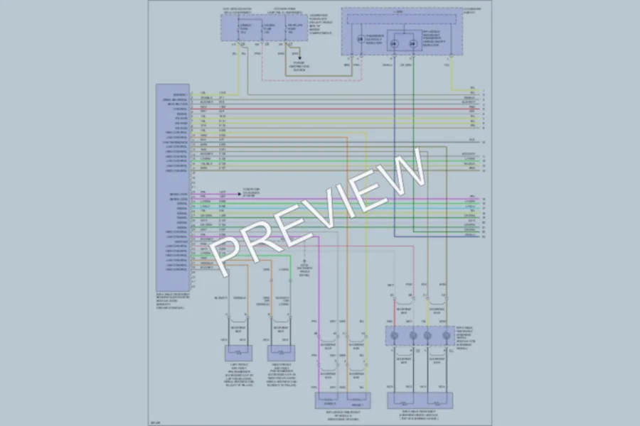 2007 Isuzu i370Pickup Supplemental Restraints wiring diagram preview