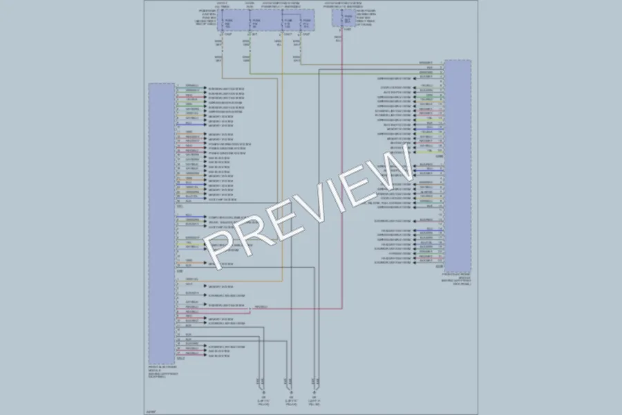 2007 Jaguar XJ8 Body Control Modules wiring diagram preview