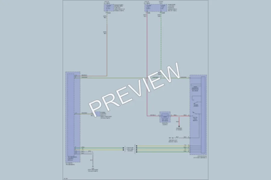 2007 Jaguar XJR Electronic Power Steering wiring diagram preview
