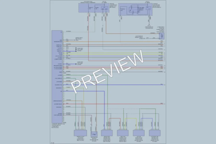 2007 Jaguar XK Air Conditioning wiring diagram preview
