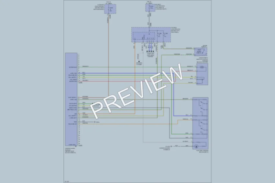 2007 Jaguar XKR Shift Interlock wiring diagram preview