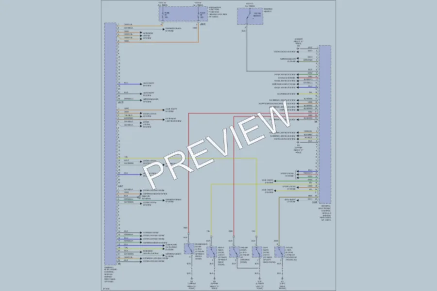 2007 Jaguar XType Body Control Modules wiring diagram preview