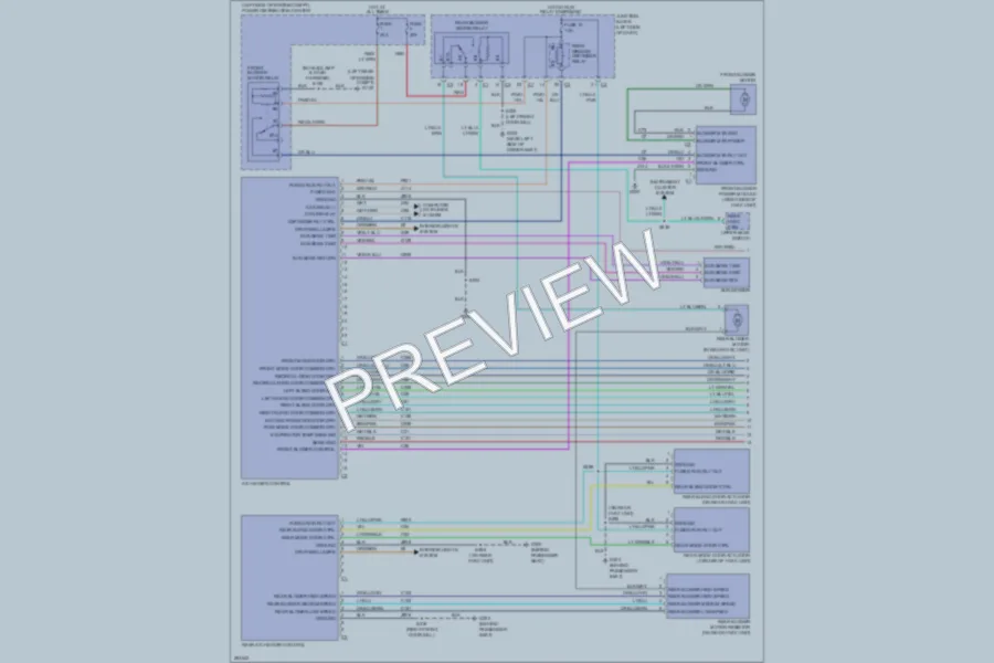 2007 Jeep Commander Air Conditioning wiring diagram preview