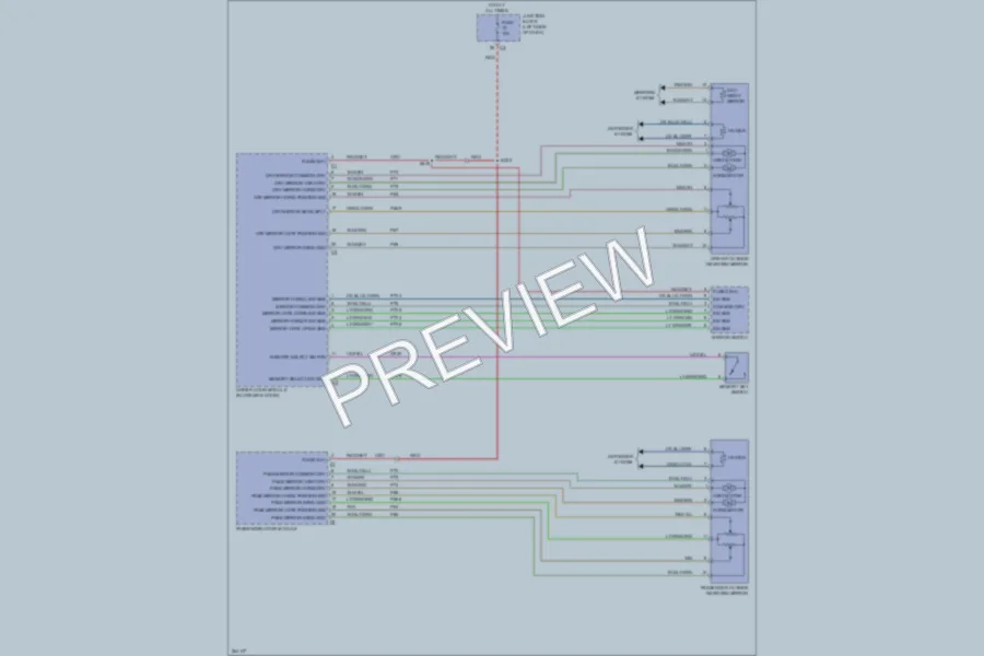 2007 Jeep Commander Memory Systems wiring diagram preview