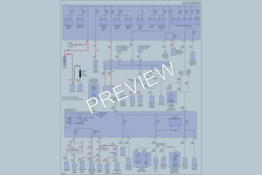 2007 Jeep Commander Power Distribution wiring diagram preview