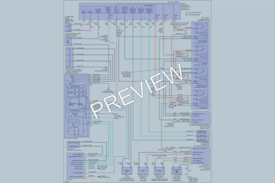2007 Jeep Compass Air Conditioning wiring diagram preview