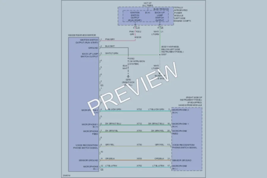 2007 Jeep Compass Power Mirrors wiring diagram preview