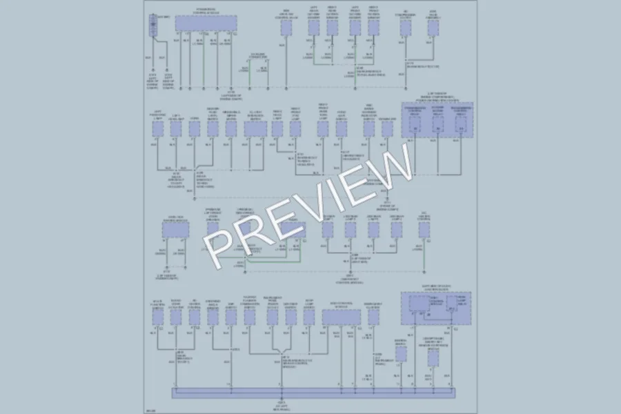 2007 Jeep Liberty Ground Distribution wiring diagram preview