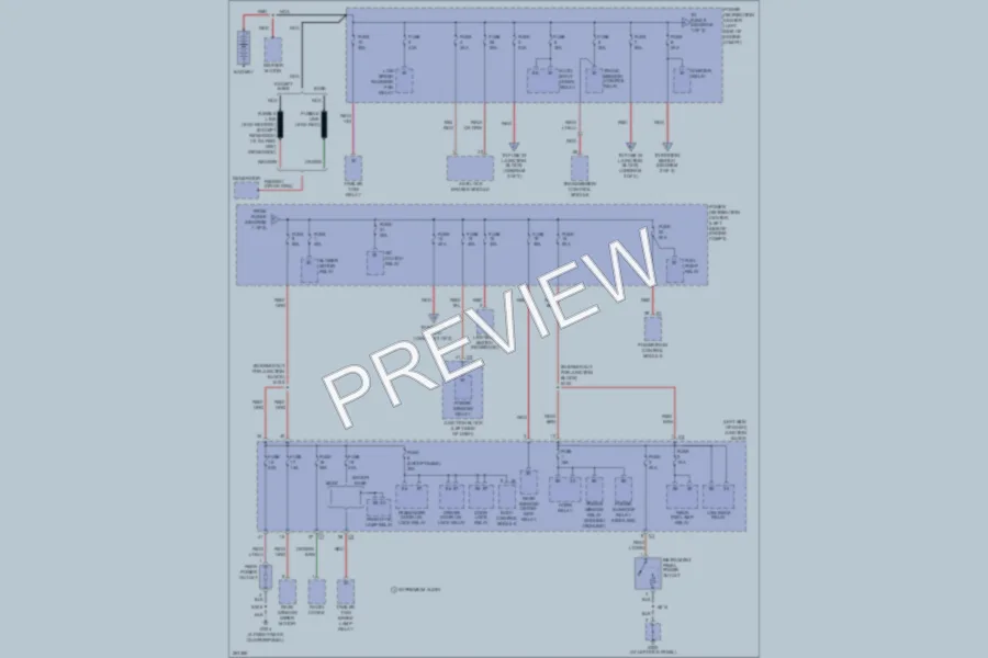2007 Jeep Liberty Power Distribution wiring diagram preview