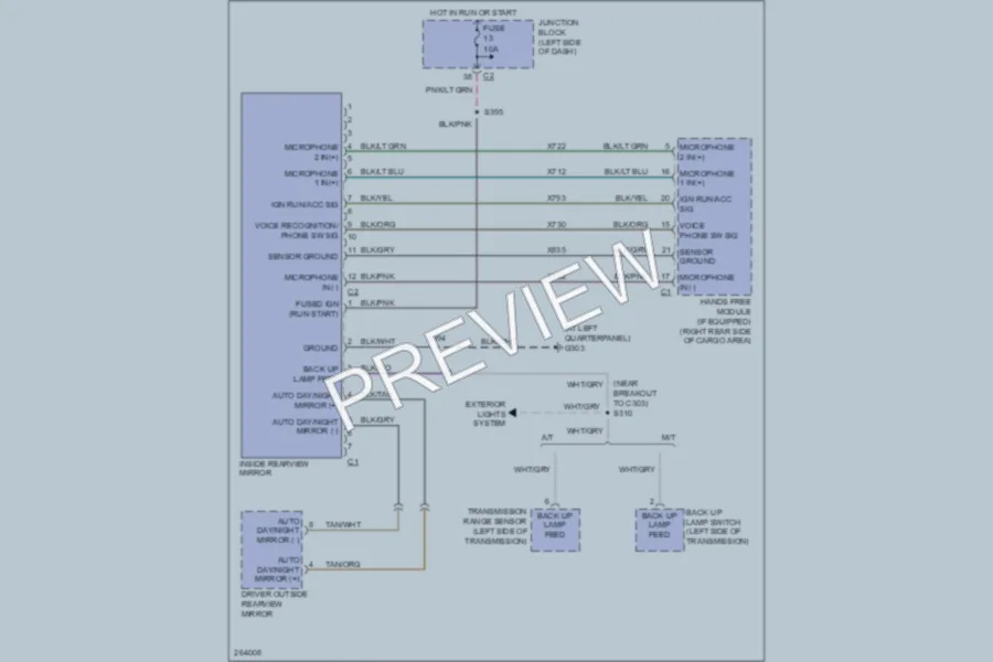 2007 Jeep Liberty Power Mirrors wiring diagram preview